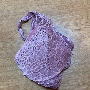Mauve Haltered Bralette